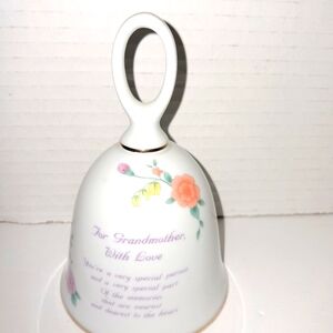 Vintage Russ Berrie Ceramic Grandmother Bell Collectible 4224
